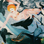 "Galapagos Swim"
Oil, 1988 
66 x 88 inches 